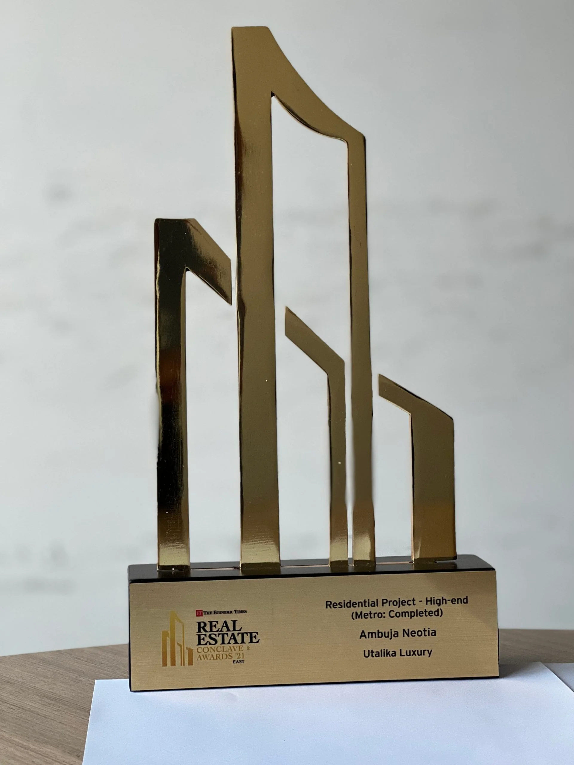 ET Real Estate Award 2021 East for “Best Residential Project Completed – High End (Metro)