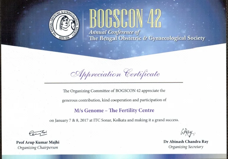Certification of Appreciation
