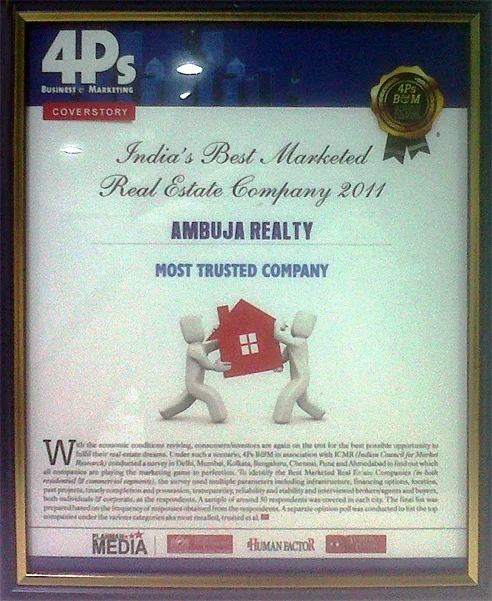 Most Trusted Company Ambuja Realty