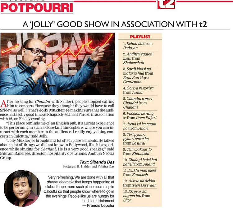 A ‘Jolly’ good show in association with t2