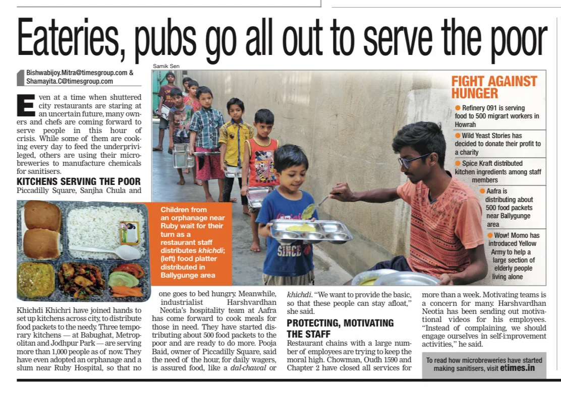 Times Of India Coverage – Afra