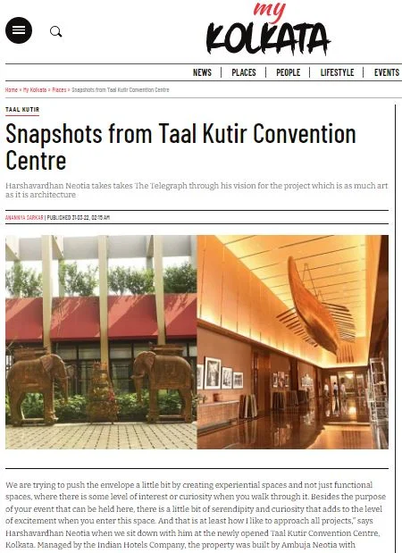 Snapshots from Taal Kutir Convention Centre